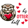Otter half liebe geschenk