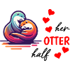 Otter half liebe geschenk