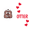 Otter half liebe geschenk