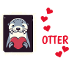 Otter half liebe geschenk