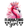 Flamazing Girl Flamingo Girl