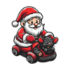 Mouse Santa Claus Cartoon