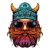 Viking Head Guerrier de fête