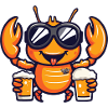 Lobster Crab Ski Beer