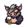 Cochon Ski Bière Sanglier