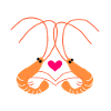 Shrimps in love