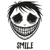 Creepy smiling face - Smile design