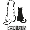 Dog & Cat - "Best Fiends" Design