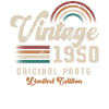 Millésime 1950 Anniversaire Rétro