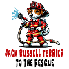 Jack Russell Terrier Fireman