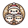 Cute Cats Christmas Joy