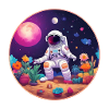 Gärtnernder Astronaut