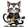Cat Rocker Cat HardRock Gift