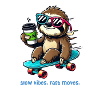 Faultier Skateboard
