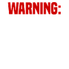 Warning Official Teenager 13th Birthday