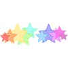 bunte Sterne