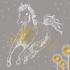 Pferd.