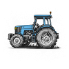 Traktor blue - Splash