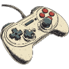 Videospiel-Controller, Gamepad-Symbol, Logo