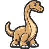 Dinosaur brontosaurus comic