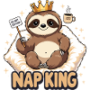 Nap King - Sloth Design