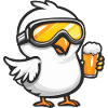 Pigeon Bird Ski Beer