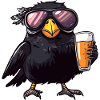 Bière de ski Raven Crow