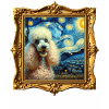Poodle Starry Night