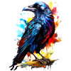 Painted Raven