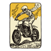 Tarot Card: The Motocross Rider