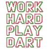 Travailler dur Jeu Fléchettes Fléchettes