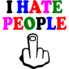 I hate people