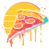 Pizza slice illustration