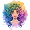 Rainbow Medusa