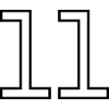 Numéro 11 (Style Université)