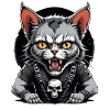 Cat Rocker Cat HardRock Gift