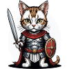 Chat Guerrier Romain Chat Cadeau