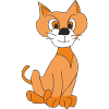 Funny Ginger Cat