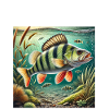 Nachwuchs Anglerin Barsch Angler Motiv