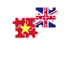 Vietnam UK Flag British Vietnamese