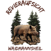Jäger-Waidmannsheil Revieraufsicht-Wildschwein