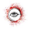 Eye symbol eyelashes