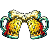 toasting beer beer glass