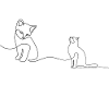 Dog & Cat Oneline