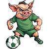 Piggy Footballer green