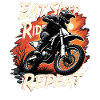 Motocross Eat Sleep Ride Repeat