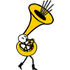 Fanfare tuba player