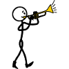 Fanfare trumpet player