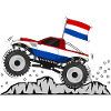 Monster Truck Holland Drapeau