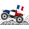 Monster Truck France Flag